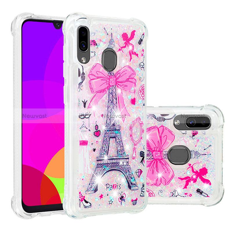 Silicone Candy Rubber TPU Bling-Bling Soft Case Cover S05 for Samsung Galaxy M10S