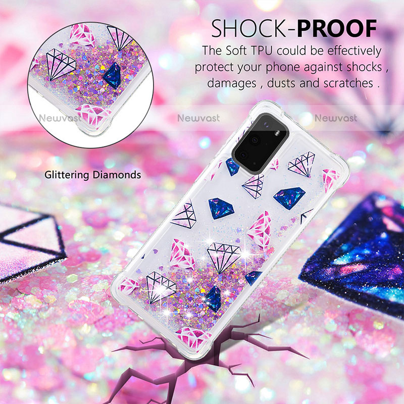 Silicone Candy Rubber TPU Bling-Bling Soft Case Cover S05 for Samsung Galaxy S20 5G