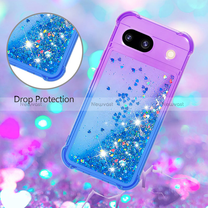 Silicone Candy Rubber TPU Bling-Bling Soft Case Cover YB2 for Google Pixel 8a 5G