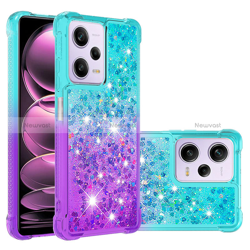 Silicone Candy Rubber TPU Bling-Bling Soft Case Cover YB2 for Xiaomi Redmi Note 12 Pro 5G