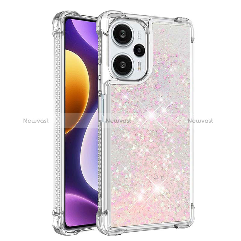 Silicone Candy Rubber TPU Bling-Bling Soft Case Cover YB3 for Xiaomi Poco F5 5G