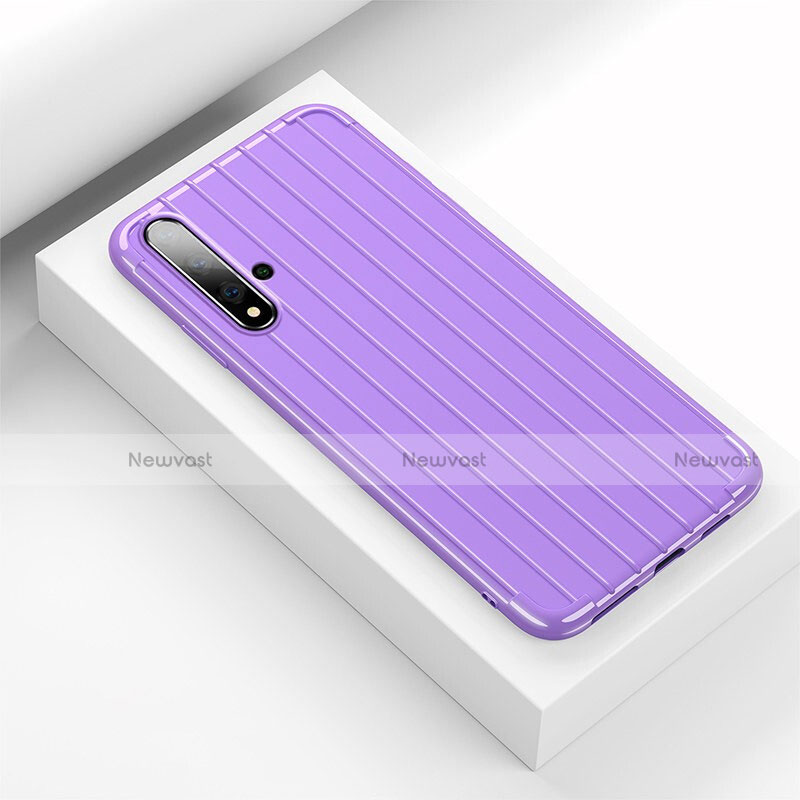 Silicone Candy Rubber TPU Line Soft Case Cover C01 for Huawei Nova 5 Pro