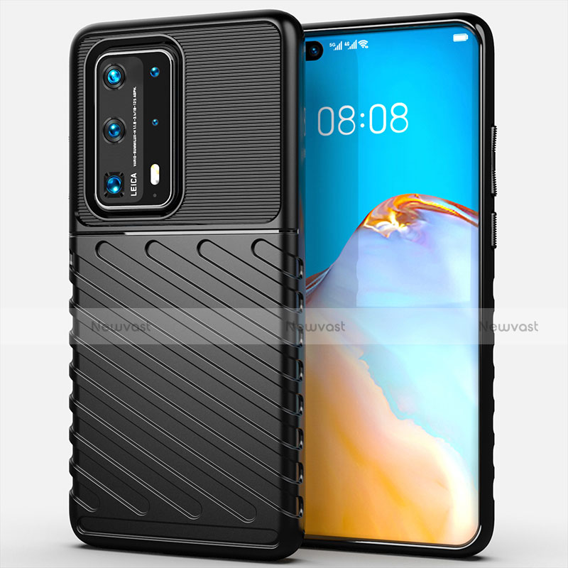 Silicone Candy Rubber TPU Line Soft Case Cover C01 for Huawei P40 Pro+ Plus