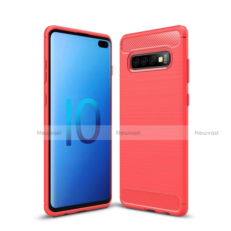 Silicone Candy Rubber TPU Line Soft Case Cover C01 for Samsung Galaxy S10 Plus