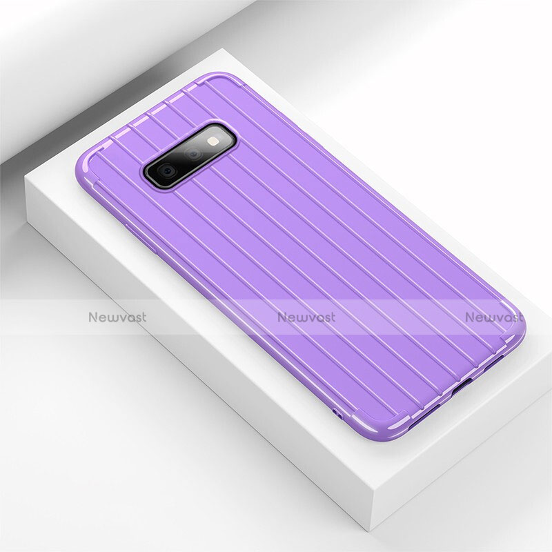 Silicone Candy Rubber TPU Line Soft Case Cover C01 for Samsung Galaxy S10e