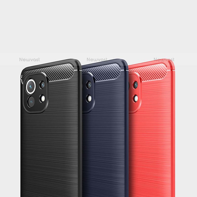 Silicone Candy Rubber TPU Line Soft Case Cover C01 for Xiaomi Mi 11 Lite 5G NE