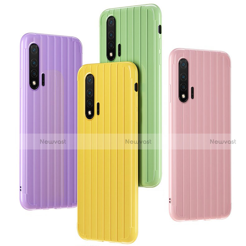 Silicone Candy Rubber TPU Line Soft Case Cover C02 for Huawei Nova 6 5G