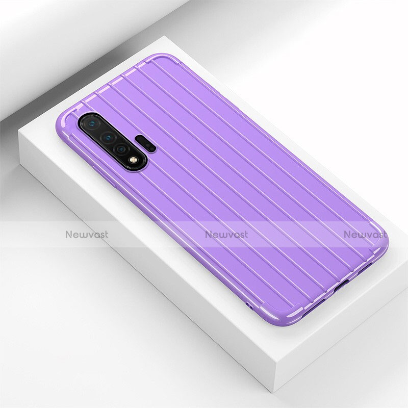 Silicone Candy Rubber TPU Line Soft Case Cover C02 for Huawei Nova 6 5G
