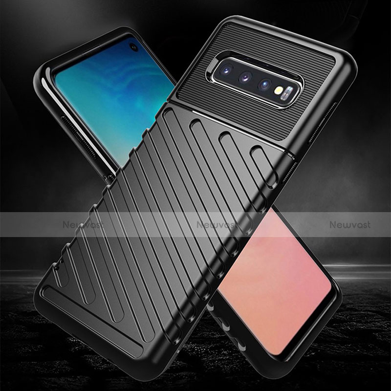 Silicone Candy Rubber TPU Line Soft Case Cover C02 for Samsung Galaxy S10