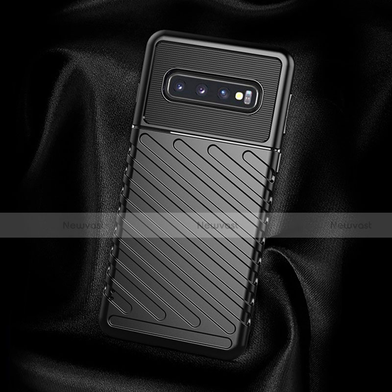 Silicone Candy Rubber TPU Line Soft Case Cover C02 for Samsung Galaxy S10 5G