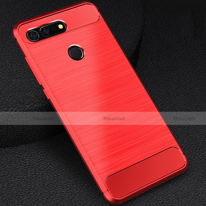 Silicone Candy Rubber TPU Line Soft Case Cover C03 for Huawei Honor V20