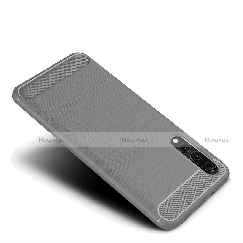 Silicone Candy Rubber TPU Line Soft Case Cover C03 for Huawei P20 Pro