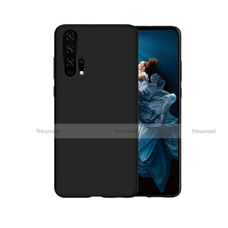 Silicone Candy Rubber TPU Line Soft Case Cover C07 for Huawei Honor 20 Pro Black