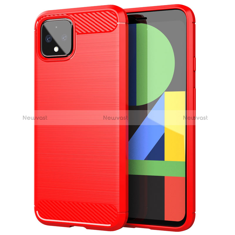 Silicone Candy Rubber TPU Line Soft Case Cover for Google Pixel 4