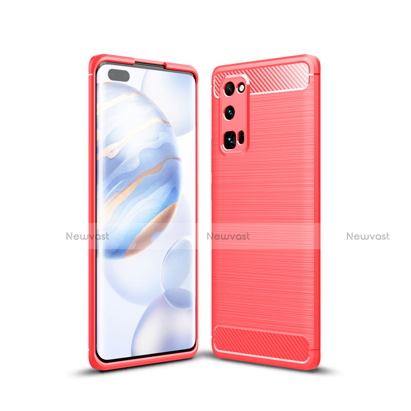 Silicone Candy Rubber TPU Line Soft Case Cover for Huawei Honor 30 Pro