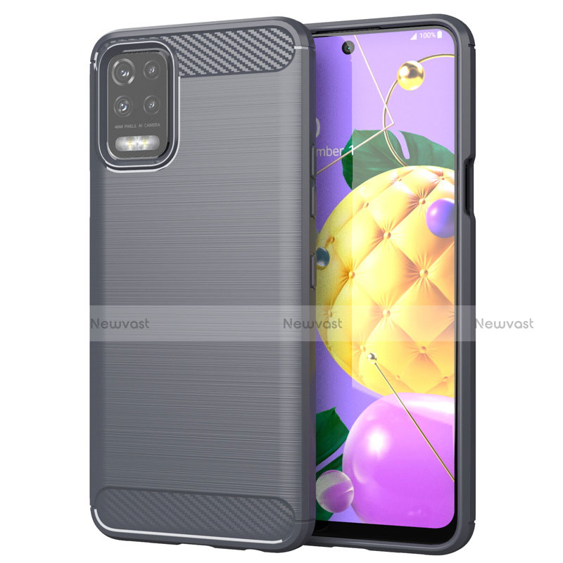 Silicone Candy Rubber TPU Line Soft Case Cover for LG K62