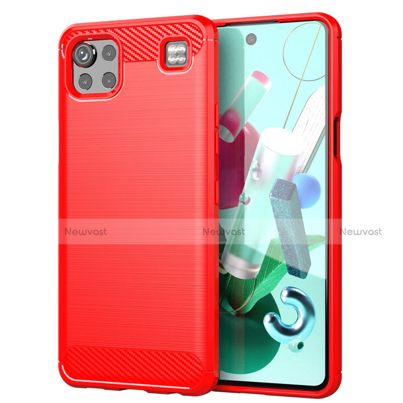 Silicone Candy Rubber TPU Line Soft Case Cover for LG K92 5G