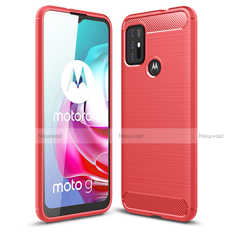 Silicone Candy Rubber TPU Line Soft Case Cover for Motorola Moto G30