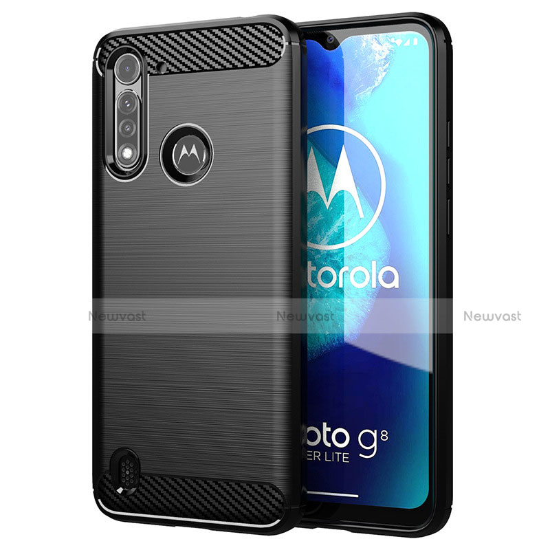 Silicone Candy Rubber TPU Line Soft Case Cover for Motorola Moto G8 Power Lite