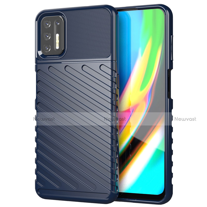 Silicone Candy Rubber TPU Line Soft Case Cover for Motorola Moto G9 Plus