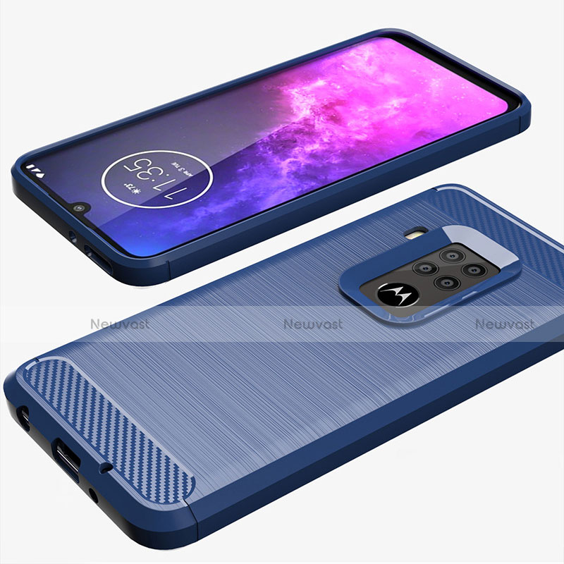 Silicone Candy Rubber TPU Line Soft Case Cover for Motorola Moto One Zoom