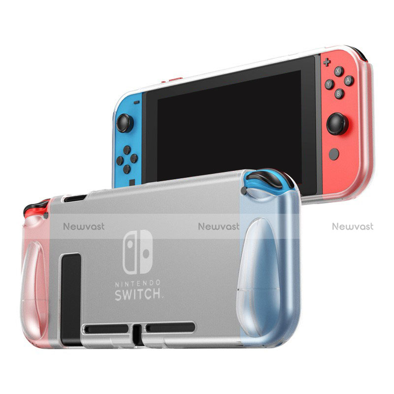 Silicone Candy Rubber TPU Line Soft Case Cover for Nintendo Switch Gray