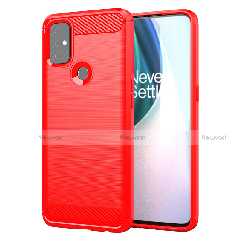 Silicone Candy Rubber TPU Line Soft Case Cover for OnePlus Nord N10 5G
