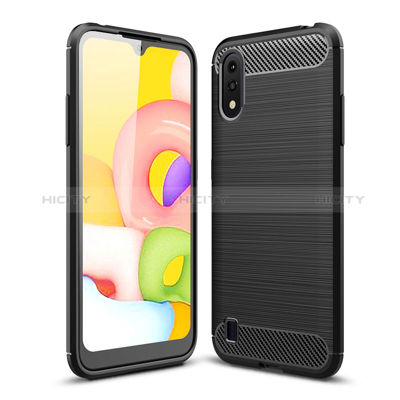 Silicone Candy Rubber TPU Line Soft Case Cover for Samsung Galaxy A01 SM-A015