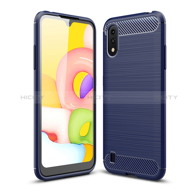 Silicone Candy Rubber TPU Line Soft Case Cover for Samsung Galaxy A01 SM-A015