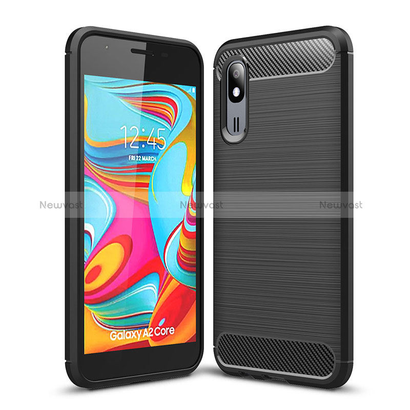 Silicone Candy Rubber TPU Line Soft Case Cover for Samsung Galaxy A2 Core A260F A260G