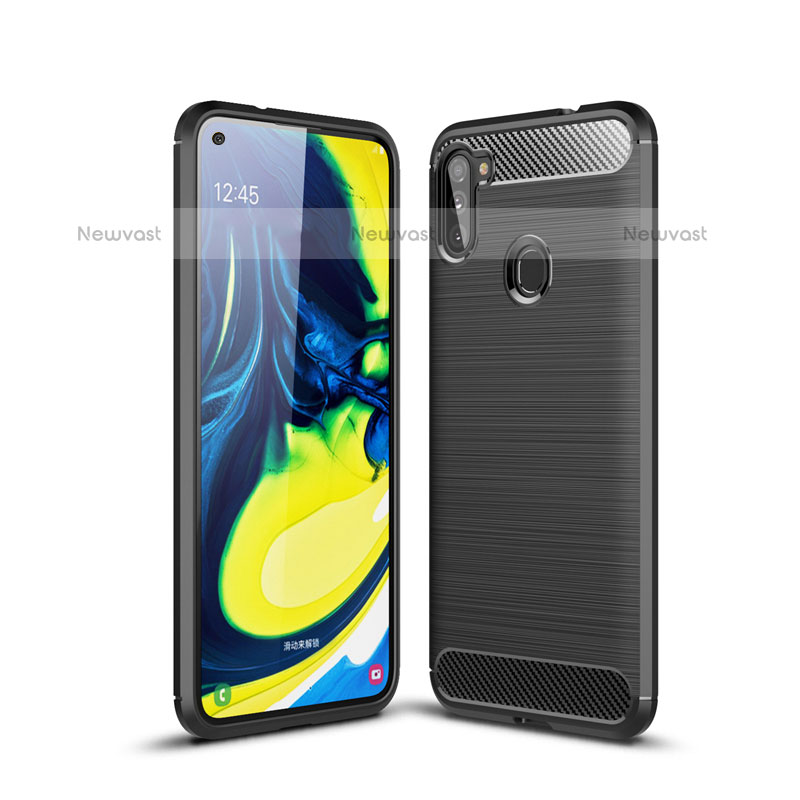 Silicone Candy Rubber TPU Line Soft Case Cover for Samsung Galaxy M11