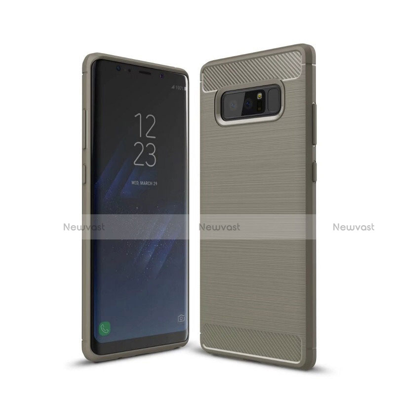 Silicone Candy Rubber TPU Line Soft Case Cover for Samsung Galaxy Note 8