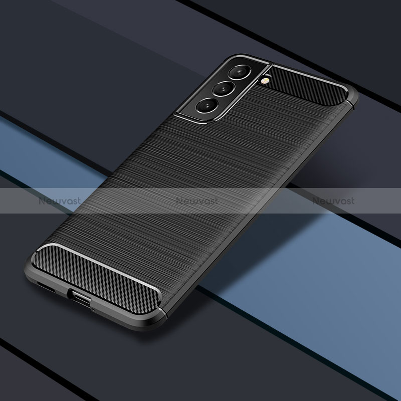 Silicone Candy Rubber TPU Line Soft Case Cover for Samsung Galaxy S25 Plus 5G Black