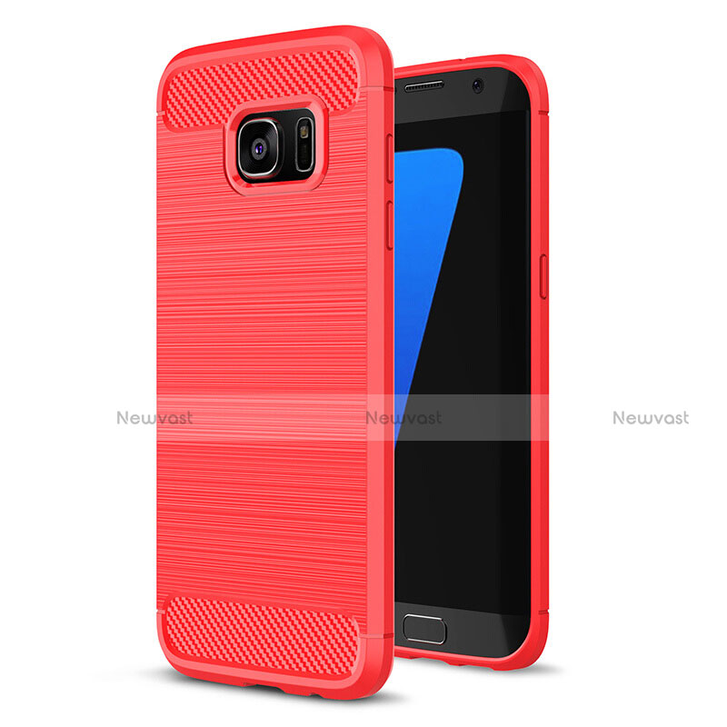 Silicone Candy Rubber TPU Line Soft Case Cover for Samsung Galaxy S7 Edge G935F