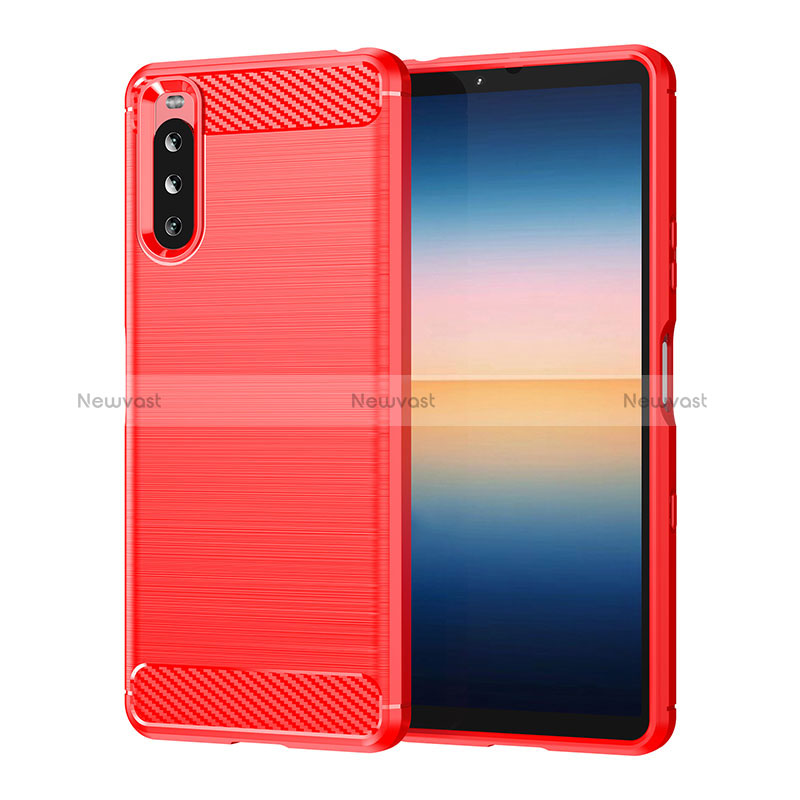 Silicone Candy Rubber TPU Line Soft Case Cover for Sony Xperia 10 III Lite