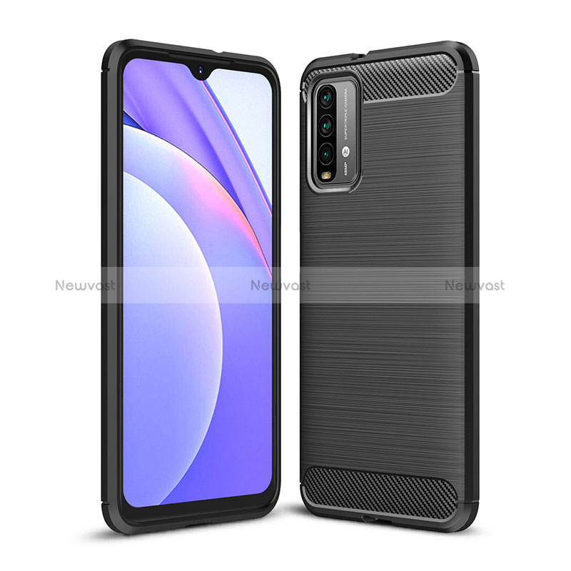 Silicone Candy Rubber TPU Line Soft Case Cover for Xiaomi Redmi 9T 4G