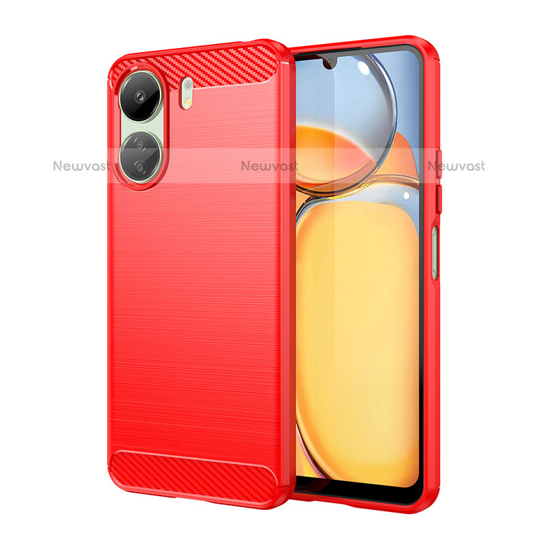 Silicone Candy Rubber TPU Line Soft Case Cover MF1 for Xiaomi Redmi 13C