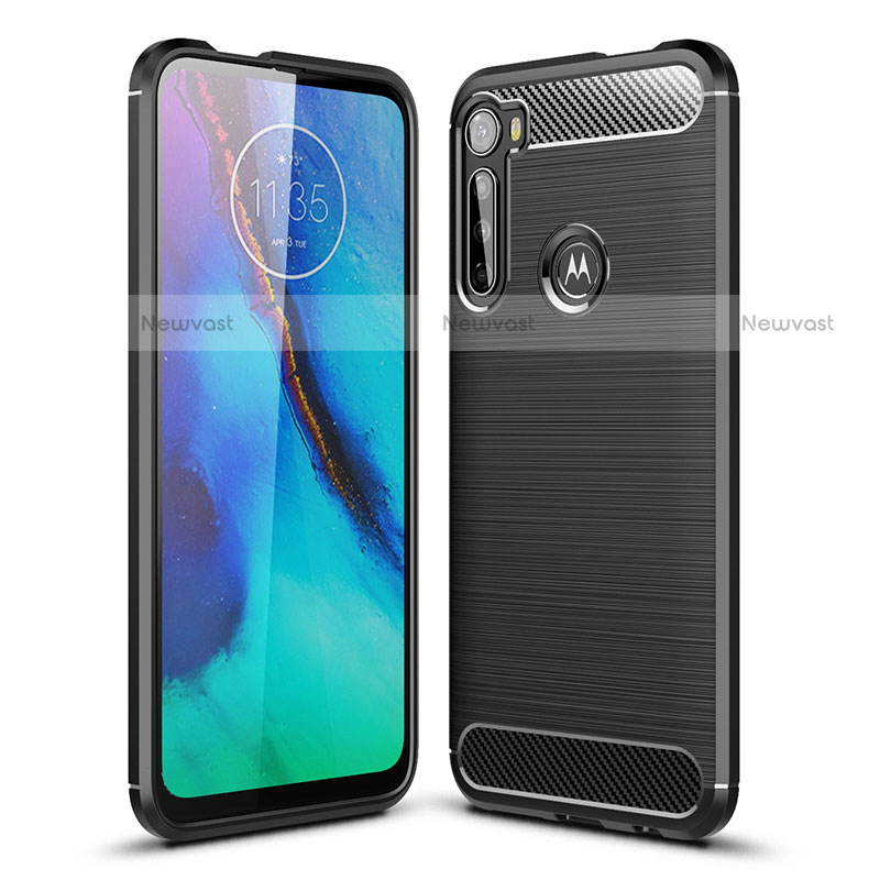 Silicone Candy Rubber TPU Line Soft Case Cover S01 for Motorola Moto One Fusion Plus