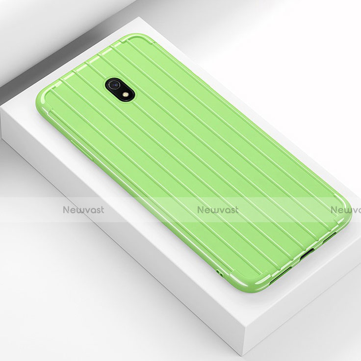 Silicone Candy Rubber TPU Line Soft Case Cover S01 for Xiaomi Redmi 8A Green
