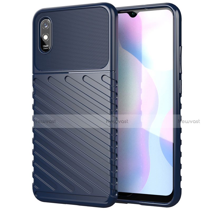 Silicone Candy Rubber TPU Line Soft Case Cover S01 for Xiaomi Redmi 9A