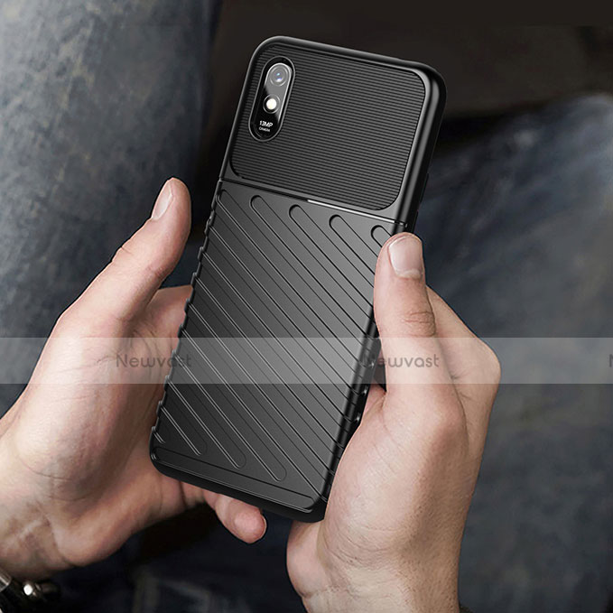 Silicone Candy Rubber TPU Line Soft Case Cover S01 for Xiaomi Redmi 9A