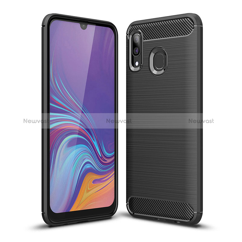 Silicone Candy Rubber TPU Line Soft Case Cover WL1 for Samsung Galaxy A40