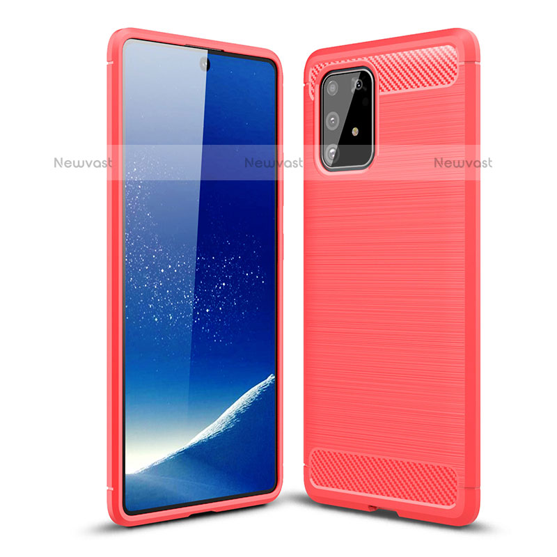 Silicone Candy Rubber TPU Line Soft Case Cover WL1 for Samsung Galaxy A91