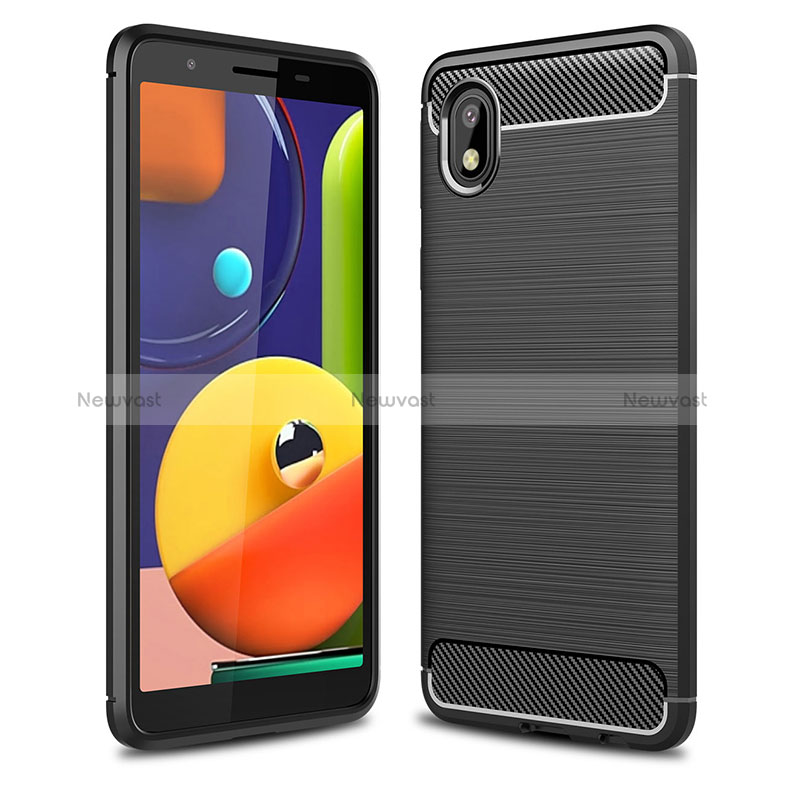 Silicone Candy Rubber TPU Line Soft Case Cover WL1 for Samsung Galaxy M01 Core