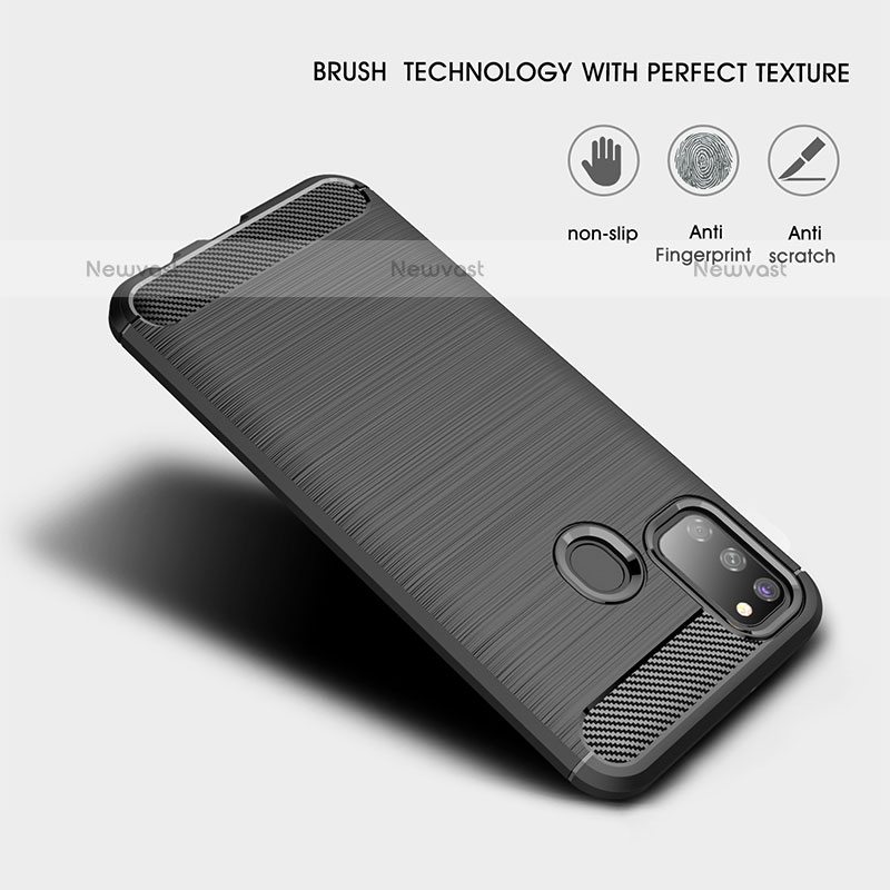 Silicone Candy Rubber TPU Line Soft Case Cover WL1 for Samsung Galaxy M21