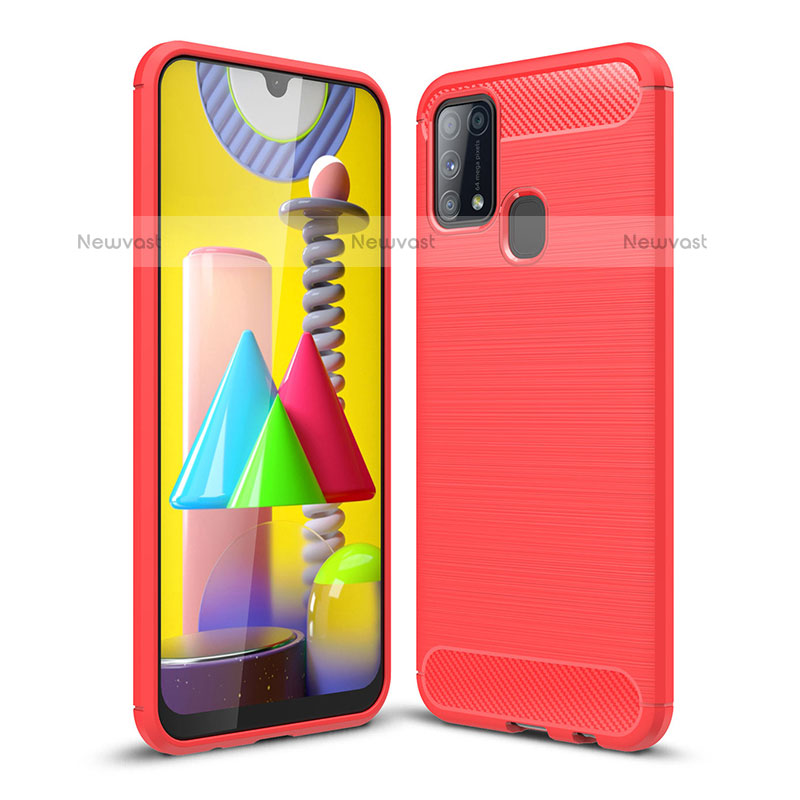 Silicone Candy Rubber TPU Line Soft Case Cover WL1 for Samsung Galaxy M31