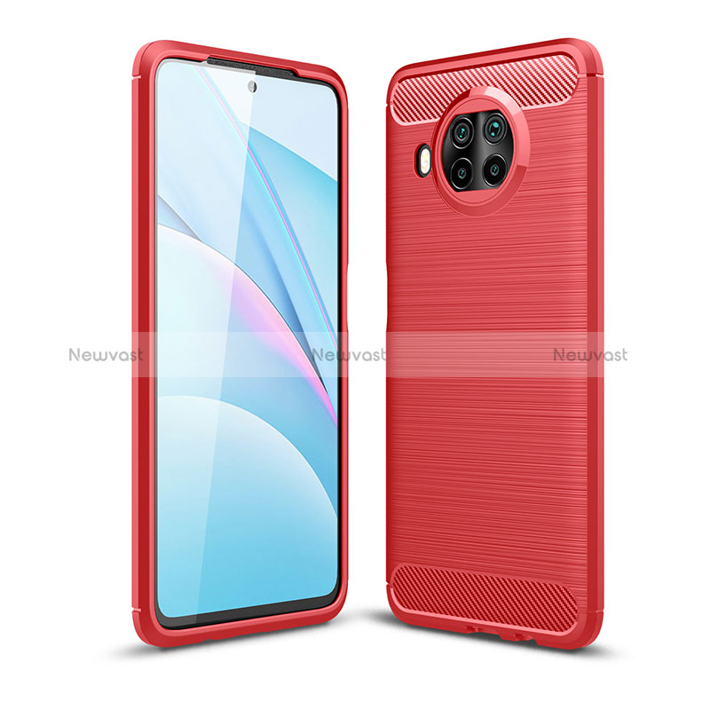 Silicone Candy Rubber TPU Line Soft Case Cover WL1 for Xiaomi Mi 10i 5G Red