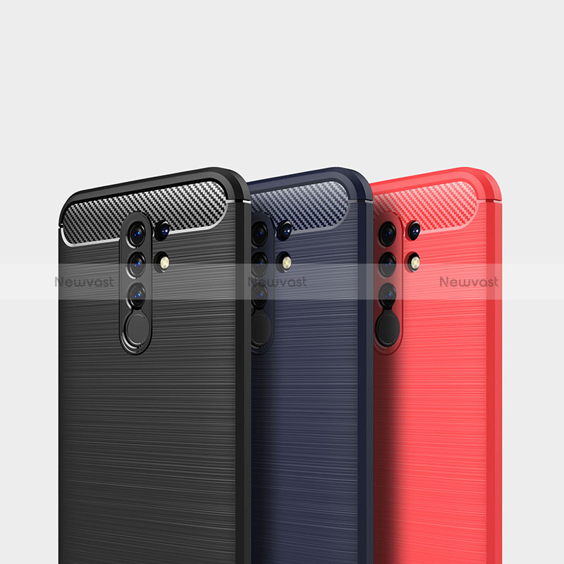Silicone Candy Rubber TPU Line Soft Case Cover WL1 for Xiaomi Redmi 9 Prime India