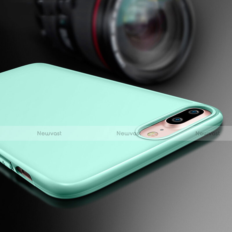 Silicone Candy Rubber TPU Soft Case for Apple iPhone 8 Plus Green