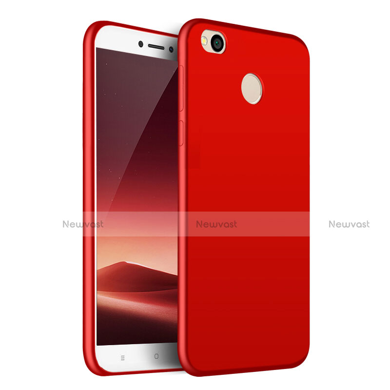 Silicone Candy Rubber TPU Soft Case for Huawei GR3 (2017) Red
